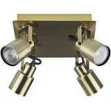 Beliani Deckenleuchte, Messing, Metall, Gu10, 21x10x21 cm, Lampen & Leuchten, Innenbeleuchtung, Deckenleuchten