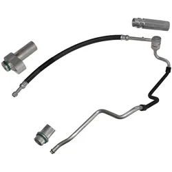 VEMO Niederdruckleitung, Klimaanlage Original Qualität Klimaanlage,Hochdruck-/Niederdruckleitung,  für SKODA VW SEAT AUDI VAG 1J1820743E 1J1820743D V1
