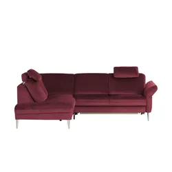 Kollektion Kraft Ecksofa  Helen ¦ rot ¦ Maße (cm): B: 249 H: 83 T: 185