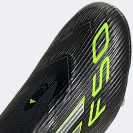 adidas F50 League Laceless FG/MG Core Black / Iron Metallic / Lucid Lemon 44