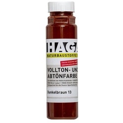 HAGA Vollton- und Abtönfarbe dunkelbraun 13 - 250 ml Flasche