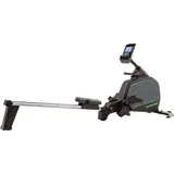 Tunturi Star Fit R100 Rudergerät für Zuhause - Rudermaschine mit Ergometer - Rowing Machine - Klappbar - 24 Widerstandsstufen - 20 Ausbildungspro... - Grau/Grün/Schwarz