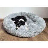 Nobby Kuschelbett Donut Classic ESLA grau Ø 70 x 26 cm