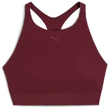 Puma SHAPELUXE HIGH NECK BRA - Mid ruby shimmer