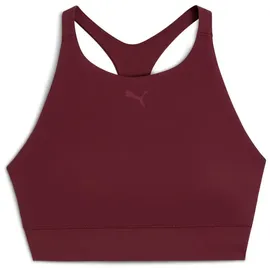 Puma SHAPELUXE HIGH NECK BRA - Mid ruby shimmer