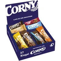 CORNY Sortimentskarton Müsliriegel 37 Riegel