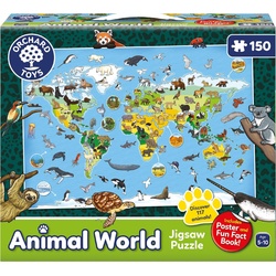 Orchard World Of Animals Puzzle And Poster