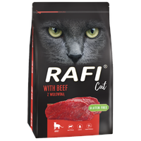 RAFI Cat Trockenfutter mit Rindfleisch 7 kg