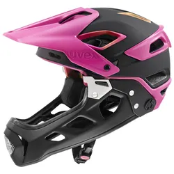 uvex jakkyl hde 2.0 Boa MTB-Helm Fullface future black mat- Gr. 52-57cm