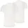 Levi's Herren T-Shirts, 2er Pack - Solid Crew 2P, Rundhals, Cotton Stretch, Weiß XL