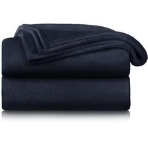 Blumtal Kuscheldecke, Dunkelblau, Textil, Rechteckig, 220x240 cm Wohntextilien, Decken, Kuscheldecken
