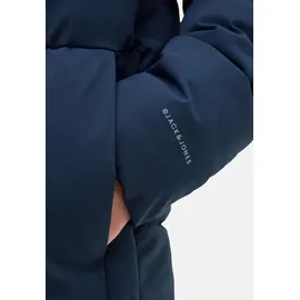 JACK & JONES Regular Fit Steppjacke mit Logo-Print Modell Global Marine, 152