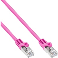 InLine InLine® Patchkabel, SF/UTP, Cat.5e, pink, 0,3m