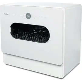 Medion DWT51 Mini Geschirrspüler (freistehend, 550 mm, Weiß)