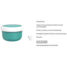 Mepal Campus Fruchtbox 300 ml mit Gabel Spiderman