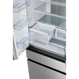 Hisense RF540N4SBI2 French Door (480 l, 1817 mm hoch, Edelstahl)