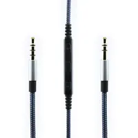 Audio-Ersatzkabel mit eingebautem Mikrofon, Fernbedienung, Lautstärkeregler, kompatibel mit Bang & Olufsen Beoplay H6, H7, H8, H9, H2 Kopfhörer und kompatibel mit iPhone, kompatibel mit iPad