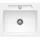 Villeroy & Boch Siluet 60 S flat weiß alpin + Handbetätigung + Lochbohrungen 1 + 2