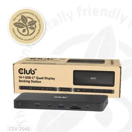 Club 3D 14-1 USB-C Quad-Display-Dockingstation