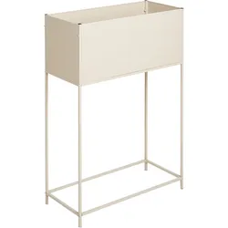 Blumentopf mit Beinen TAPIEN Metall 70 cm Beige