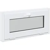 vidaXL Kellerfenster RISOR 80 x 40 cm weiß