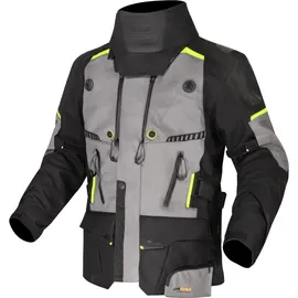 LS2 Apollo Textiljacke Schwarz/Grau/Fluo Gelb L