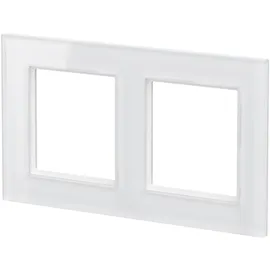 Homematic IP Glasrahmen 2-fach Weiß