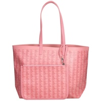 Lacoste Zely Monogram Tote Matching Pouch, pink