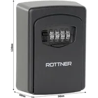 Rottner Tresor KeyCare Zahlenkombinationsschloss / keine Sicherheitsstufe