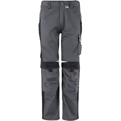 Bundhose "BESTWORK NEW" - 102 - grau/schwarz