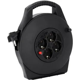 Cables Unlimited Cables 3 STAR CD 10 PWR Strom Kabeltrommel 4-Fach Schuko, 10m