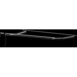 vidaXL Markise Manuell mit LEDs 400 x 300 cm rot