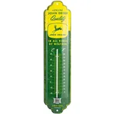 Nostalgic-Art Retro Metall-Thermometer Innen Aussen Analog - John Deere #2