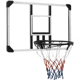 vidaXL Basketballkorb Transparent 71x45x2,5 cm Polycarbonat