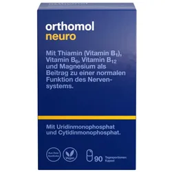 orthomol neuro ? mit Thiamin (Vitamin B1), Vitamin B6, B12 und Magnesium als Beitrag zu einer normalen Funktion des Nervensystems ? Kapseln