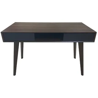 Svita Schreibtisch Retro Nussbaum Dunkelbraun