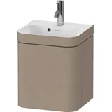 Duravit Happy D.2 Plus Möbelwaschtisch c-bonded mit Unterbau, wandhängend 400 x 360mm × leinen