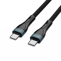 4smarts USB-C auf USB-C Kabel PremiumCord 60W 1m Schwarz