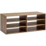 FMD Carryhome Regaleinsatz, Alteiche, Holzwerkstoff, 84.5x33.5x35 cm, Pefc, Made in Germany, Arbeitszimmer, Büroregale, Bücherregale