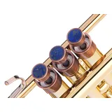 Schwere, benutzerdefinierte Trompeten-Fingerknöpfe für alle Bach-Stradivarius, Kunsthandwerker, New York, Chicago, TR200, alle Stradivarius Flügelhörner, alle Stradivarius Kornett-Modelle (Kupfer