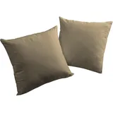 Wirth Kissenbezug Newbury 50 x 50 cm Braun