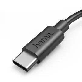 Hama USB-A auf USB-C 0,5 m Schwarz