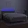 vidaXL Boxspringbett 140 x 200 cm LED Grau