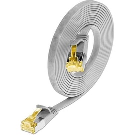 SLIM Slim Wirewin Patchkabel: U/FTP, 50cm, grau (U/FTP, CAT6a, 0.50 m), Netzwerkkabel