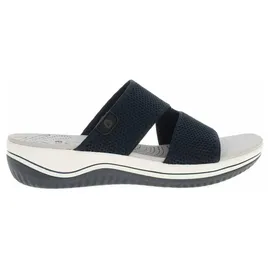 Jana Coshy Original – Die Hallux-freundliche Pantolette 8-27270-43 blau H-Weite