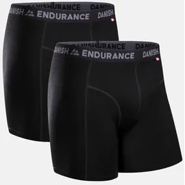 Danish Endurance Merino Trunks schwarz M 2er Pack