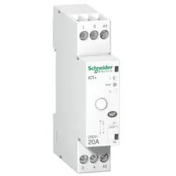 Schneider Electric A9C15031 Vorwahl-Hochleistungsschütz iCT+, 1P+N, 1S, 20A, 230V AC