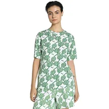 Puma Essentials+ Blossom Print T-Shirt Damen 86 archive green S