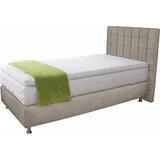 Westfalia Schlafkomfort Boxspringbett 115 x 210 cm Beige