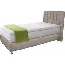 Westfalia Schlafkomfort Boxspringbett 115 x 210 cm Beige